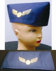 Costume accessories - Cadet Pilot hat - Navy - To hire